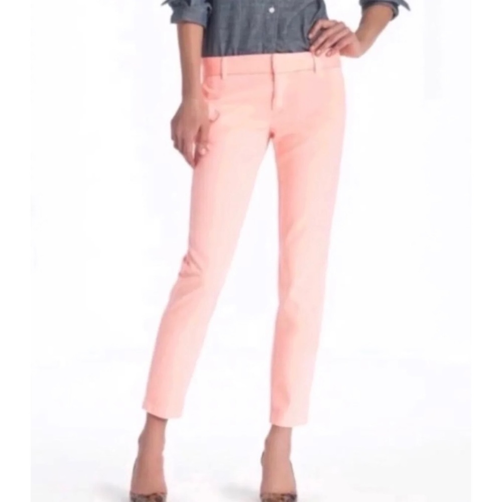 J. Crew Cafe Capri City Fit Pants - Light Pink